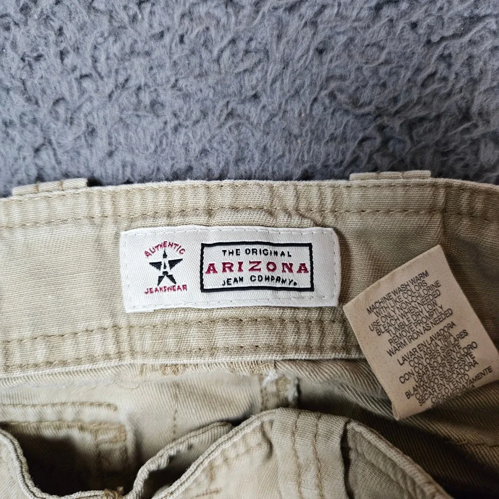 Arizona Jean Company‎ Kids Tan Cargo Convertible Pants Zip Off Legs Size 16R